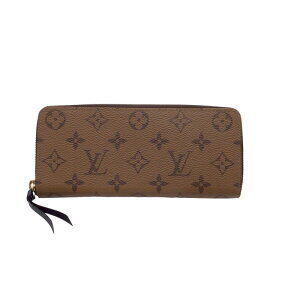 Louis Vuitton Portefeuille Wallet Clemence Monogram Round Zip Long